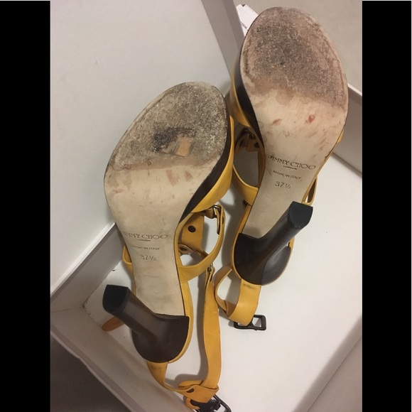 🌟 RARE Jimmy Choo Prize Sandals Sz 37.5 - Picture 7 of 8